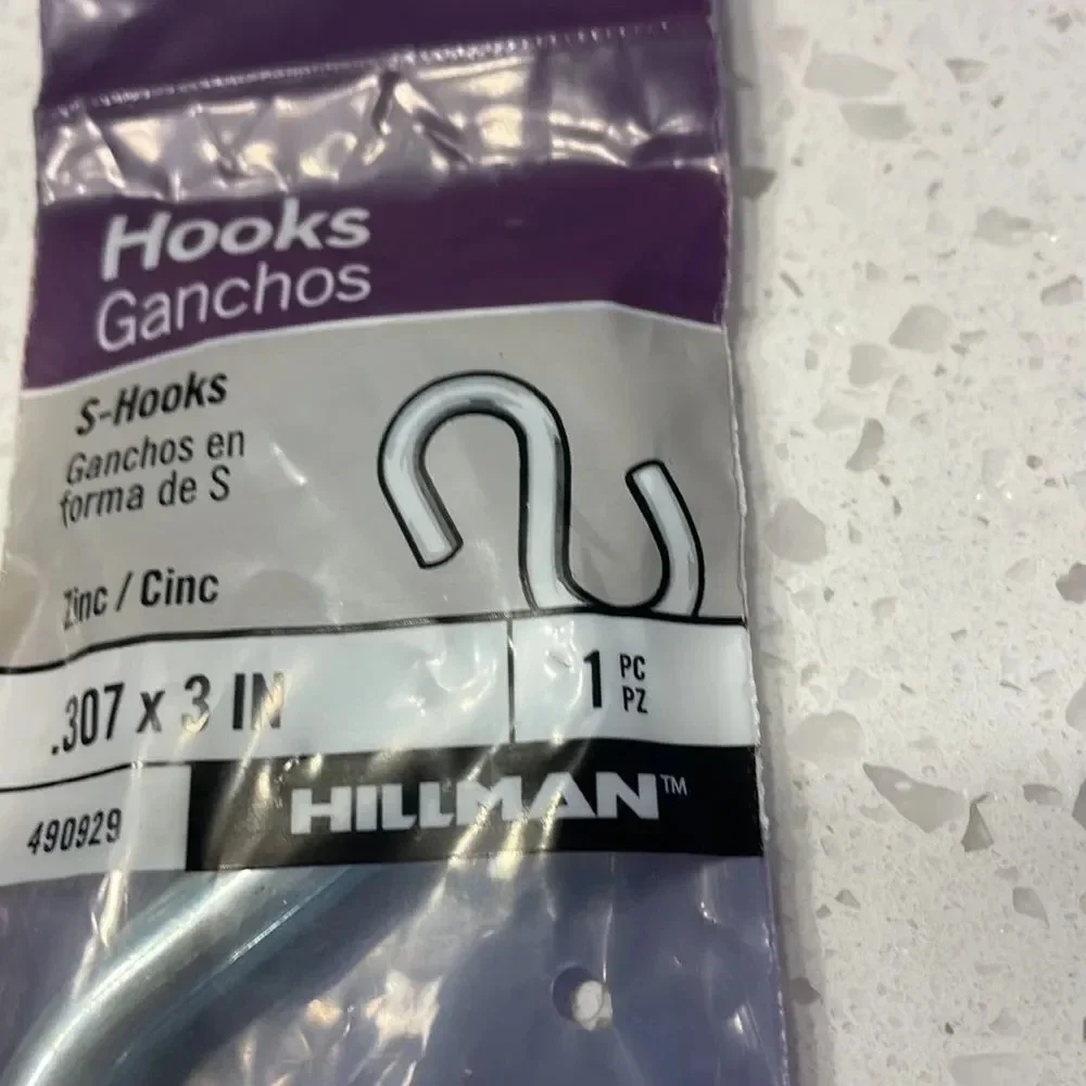 Nwt Hillman S Hook .307x3 inches. I piece